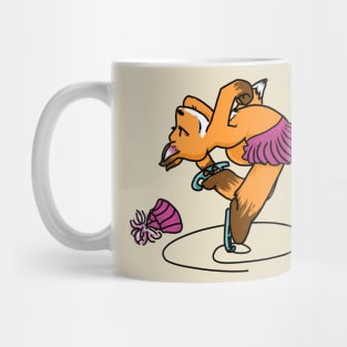 fox on ice Mug